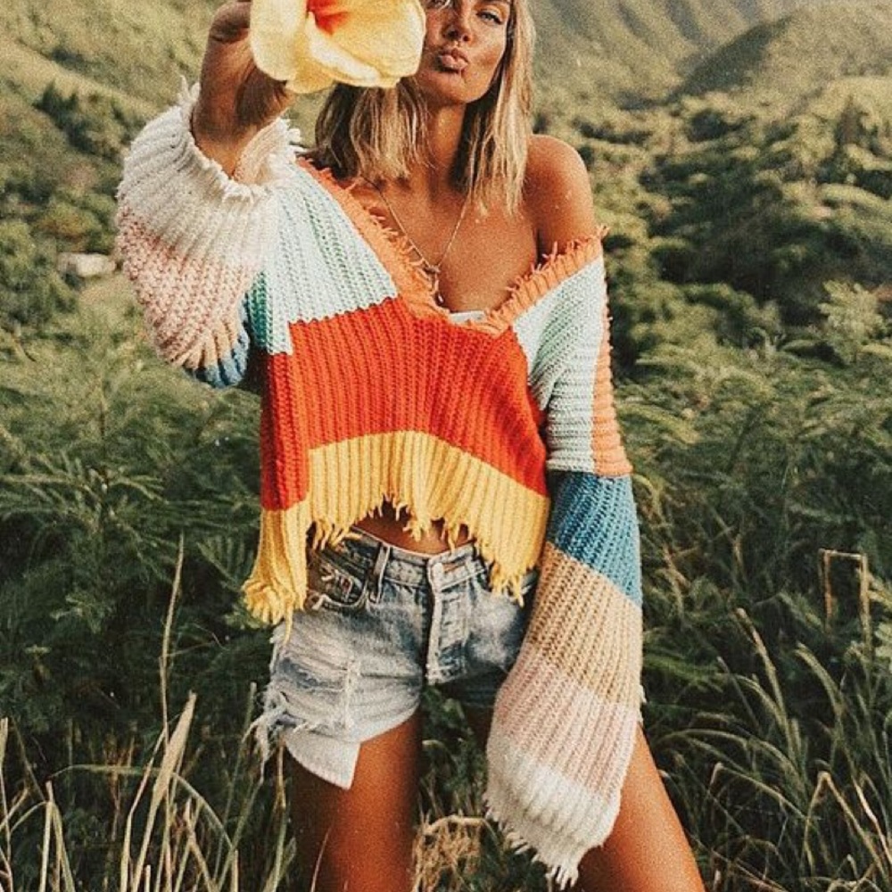 Rainbow sweater